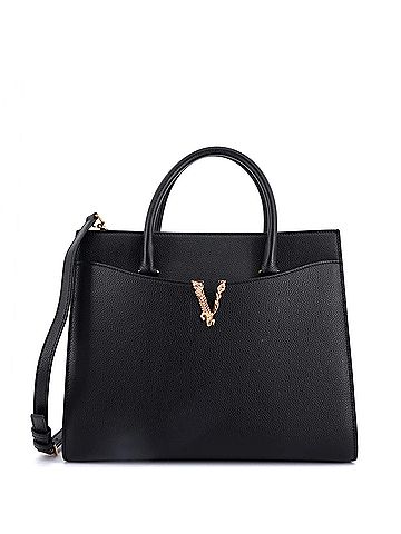 Versace Virtus Belted Tote Leather (view 1)