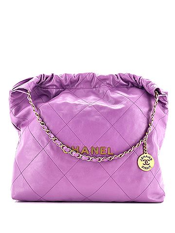 Chanel 22 Chain Hobo Quilted Calfskin Medium (view 1)
