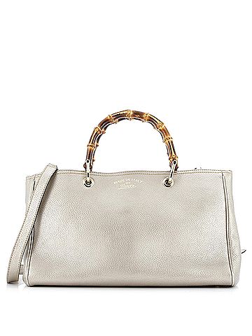 Gucci Bamboo Shopper Tote Leather Medium (view 1)