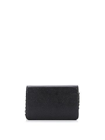 Chanel Timeless Wallet on Chain Caviar (view 2)