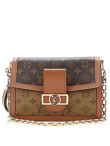 Louis Vuitton Dauphine Shoulder Bag Reverse Monogram Canvas MM (view 1)