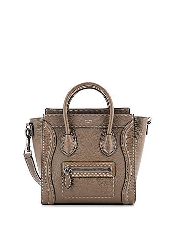 Céline Luggage Bag Grainy Leather Nano (view 1)