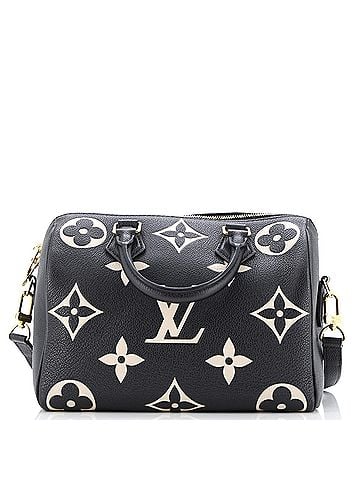 Louis Vuitton Speedy Bandouliere Bag Bicolor Monogram Empreinte Giant 25 (view 1)