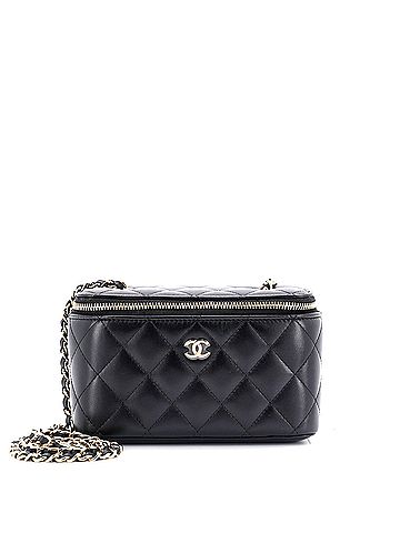 Chanel Classic Vanity Case with Chain Quilted Lambskin Small (view 1)