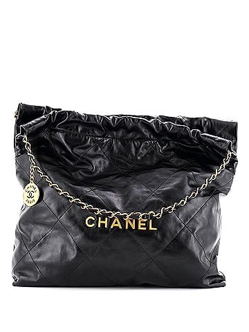 Chanel 22 Chain Hobo Quilted Calfskin Medium (view 1)
