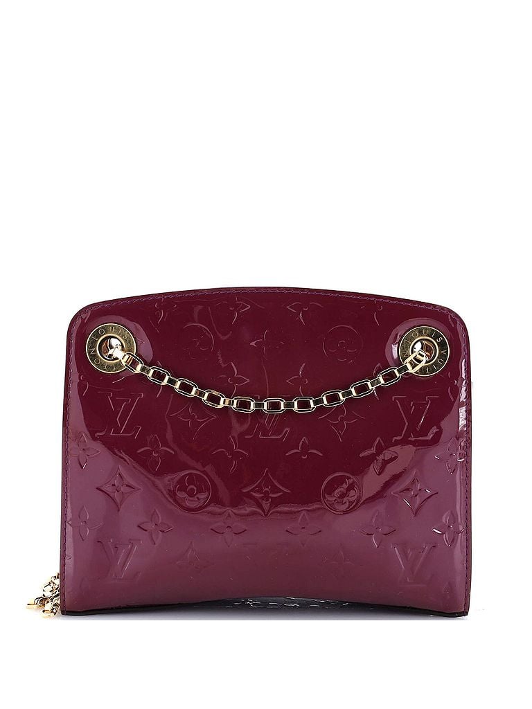 Louis Vuitton 100% Leather Purple Virginia Handbag Monogram Vernis PM One size - photo 1