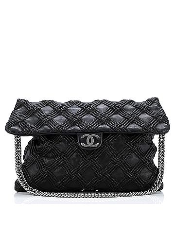 Chanel Walk of Fame Flap Bag Stitched Lambskin Large (view 1)