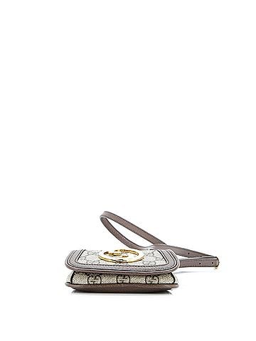 Gucci Blondie NM Card Case Wallet with Strap GG Coated Canvas (view 2)