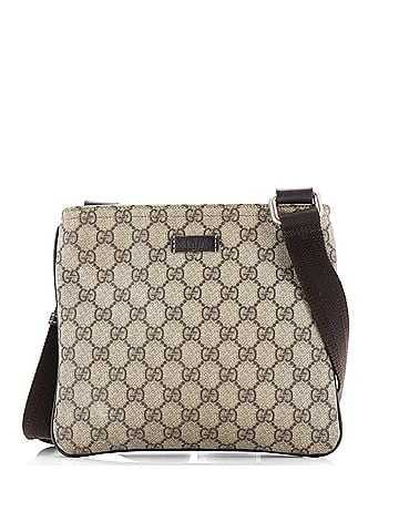 Gucci Zip Top Messenger Bag GG Coated Canvas Small (view 1)