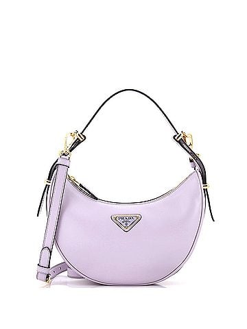 Prada Arque Half Moon Hobo Leather Mini (view 1)