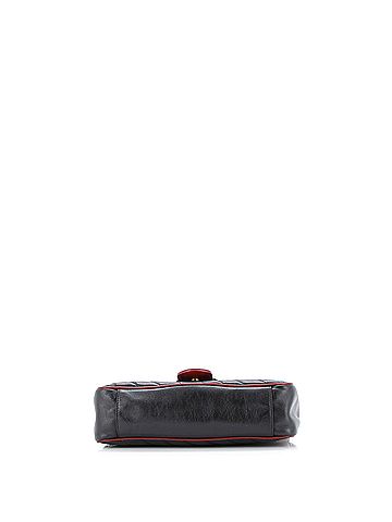 Gucci GG Marmont Flap Bag Diagonal Quilted Leather Small (view 2)