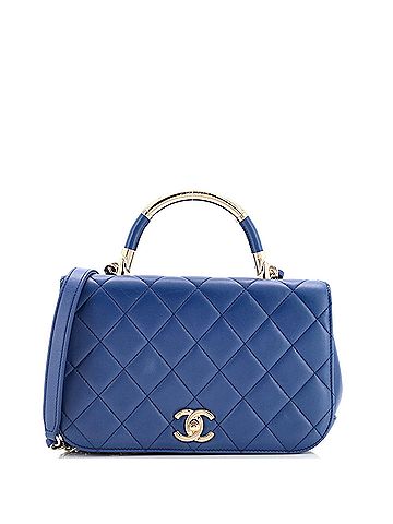 Chanel Carry Chic Flap Bag Quilted Lambskin Small (view 1)