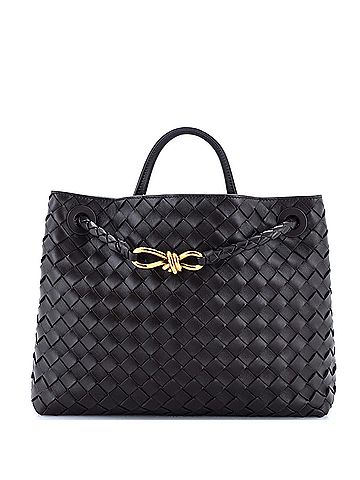 Bottega Veneta Andiamo Top Handle Bag Intrecciato Nappa Medium (view 1)