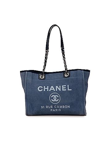 Chanel Small Canvas Deauville Tote (view 1)