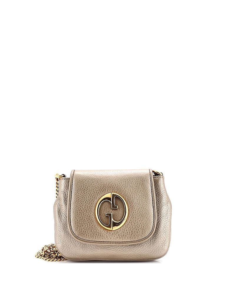 Gucci 100% Leather 1973 Chain Shoulder Bag Leather Small One size - photo 1