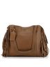 Prada 100% Leather Brown Fringe Tote Cervo Leather Large One size - photo 1