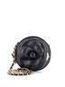 Chanel 100% Leather Black Camellia Round Clutch with Chain Lambskin One size - photo 1