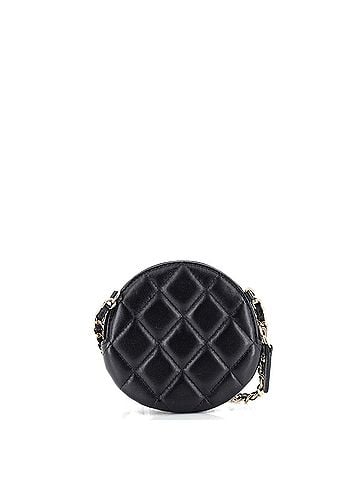 Chanel Camellia Round Clutch with Chain Lambskin (view 2)