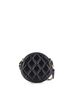 Chanel 100% Leather Black Camellia Round Clutch with Chain Lambskin One size - photo 2