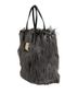 Dolce & Gabbana Basic 100% Faux Fur Solid Black Black Oversize Faux Fur Shopping Tote Women's Bag One size - photo 4