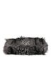 Dolce & Gabbana Basic 100% Faux Fur Solid Black Black Oversize Faux Fur Shopping Tote Women's Bag One size - photo 5