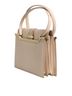 Dolce & Gabbana Basic 100% Leather Solid Tan Beige Leather Ingrid Top Handle Shoulder Women's Bag One size - photo 4