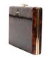Dolce & Gabbana Basic 100% Other Solid Brown Brown Leather Clutch Evening Crossbody Women's Bag One size - photo 4