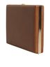 Dolce & Gabbana Basic 100% Other Solid Brown Brown Leather Clutch Evening Crossbody Women's Bag One size - photo 4