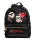 Dolce & Gabbana Basic 100% Other Solid Black Black Nylon #DGFAMILY VULCANO Embellished Backpack Women's Bag One size - photo 1