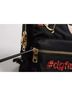 Dolce & Gabbana Basic 100% Other Solid Black Black Nylon #DGFAMILY VULCANO Embellished Backpack Women's Bag One size - photo 6