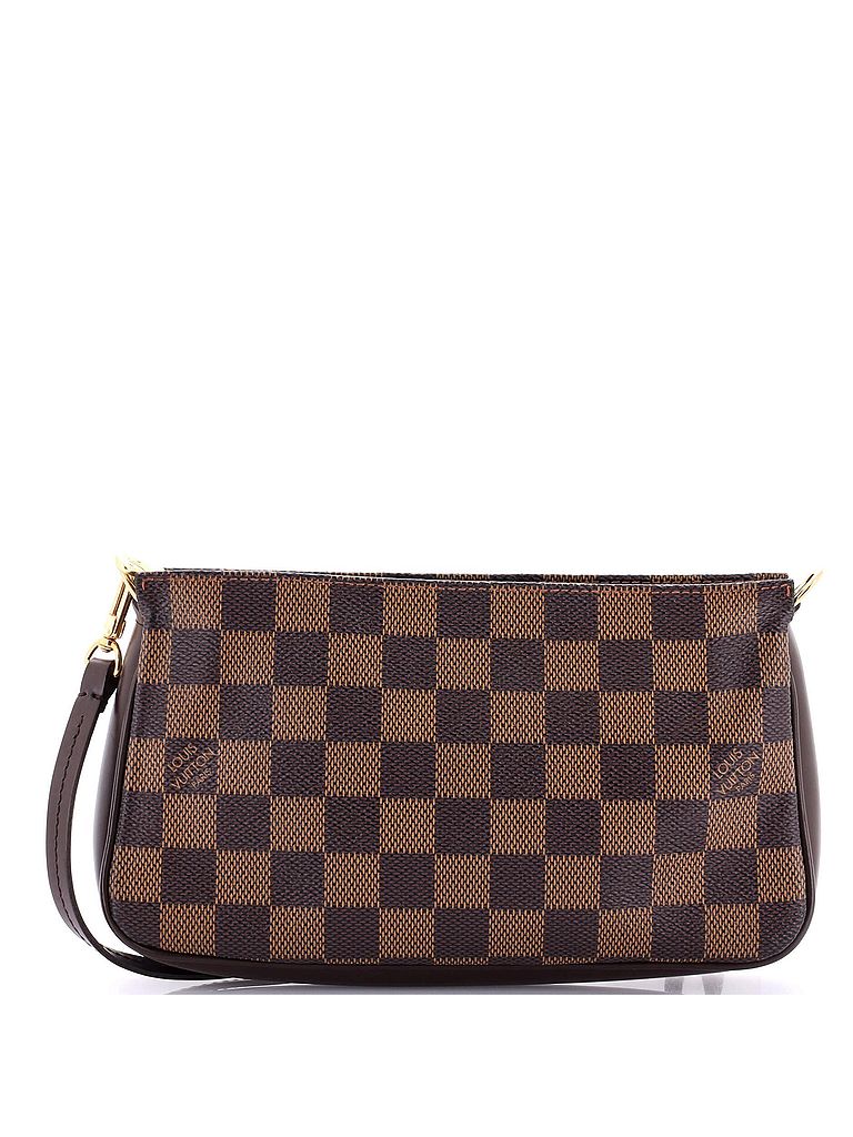 Louis Vuitton 100% Coatead Canvas Brown Navona Pochette Accessoires Damier One size - photo 1
