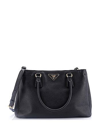 Prada Double Zip Lux Tote Saffiano Leather Medium (view 1)
