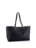 Valentino Garavani 100% Leather Black Rockstud Shopper Tote Leather Medium One size - photo 3