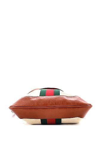 Gucci Shopping Tote Vintage Web Canvas Large (view 2)