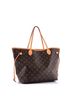Louis Vuitton 100% Coatead Canvas Brown Neverfull Tote Monogram Canvas MM One size - photo 3
