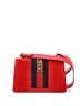 Gucci 100% Leather Red Sylvie Shoulder Bag Leather Small One size - photo 4