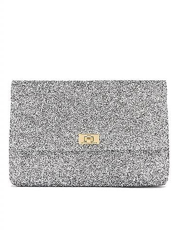 Anya Hindmarch Valorie Clutch In Glitter (view 1)