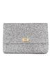 Anya Hindmarch Silver Valorie Clutch In Glitter One size - photo 1