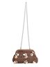America & Beyond Brown Women's Crochet Shell Clutch One size - photo 1