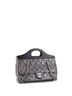 Chanel 100% Leather Gray CC Delivery Tote Quilted Glazed Calfskin Small One size - photo 3