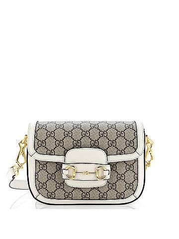 Gucci Horsebit 1955 Shoulder Bag GG Coated Canvas Mini (view 1)