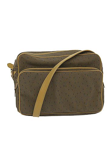 Yves Saint Laurent Beige Canvas Shoulder Bag (view 1)