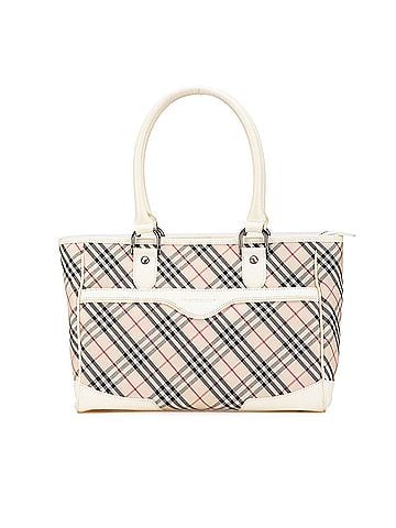 Burberry Nova Check Canvas Tote (view 1)