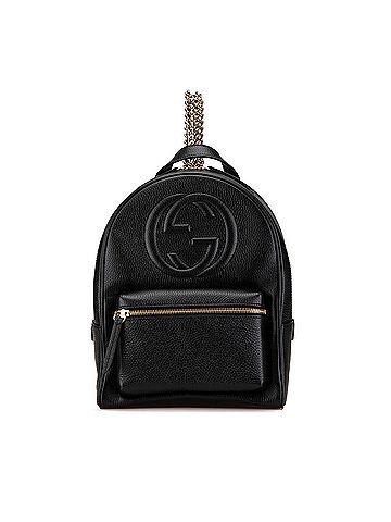 Gucci Soho Leather Chain Backpack (view 1)