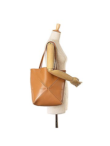 Loewe Medium Calfskin Puzzle Fold Tote (view 2)