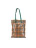 Burberry 100% Coated Canvas Brown House Check Coated Canvas Tote One size - photo 1