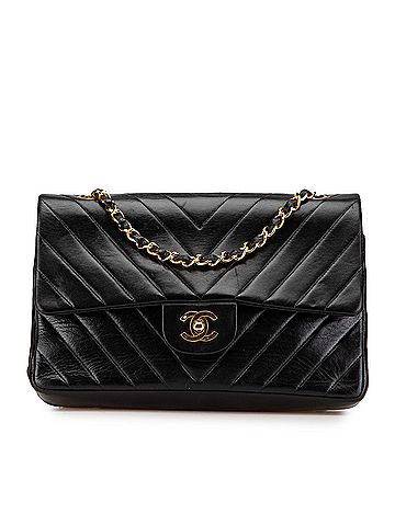 Chanel Medium Classic Chevron Lambskin Double Flap (view 1)