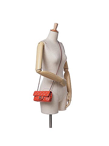 Chanel Extra Mini Rectangular Classic Patent Single Flap (view 2)