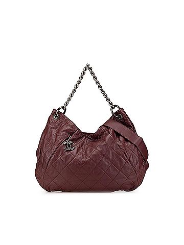 Chanel Quilted Calfskin Coco Pleats Hobo (view 1)