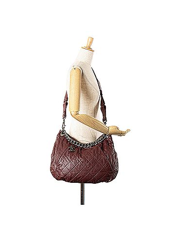 Chanel Quilted Calfskin Coco Pleats Hobo (view 2)